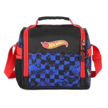 Imagem de Lancheira Termica Escolar Menino Bolsa Merendeira Hot Wheels-Masculino
