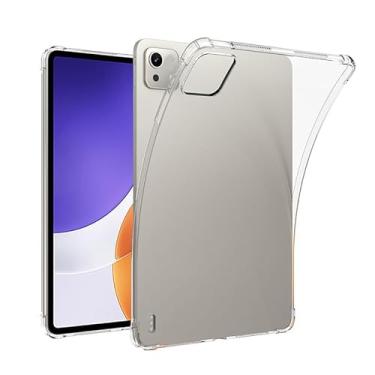 Imagem de Capa transparente de 12,5 polegadas para Xiaomi Pad 7S Pro, capa de TPU à prova de choque com airbag macio espesso