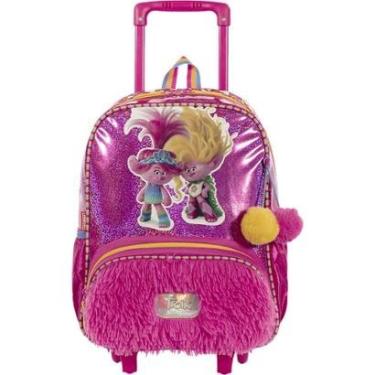 Imagem de Mochila de Rodinhas Sestini Trolls X Sisters Colorido-Feminino