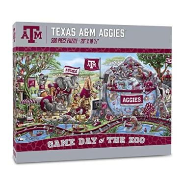 Imagem de YouTheFan NCAA Texas A&M Aggies Jogo Day at The Zoo Quebra-cabeça 500 peças