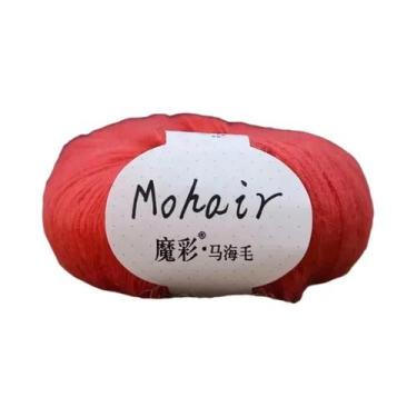 Imagem de Fio De Mohair Macio 25g 160m Para Tricô Manual E Crochê, Lã Para DIY, 
