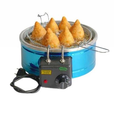 Imagem de Fritadeira Elétrica Inox 5L Óleo Tacho para pasteis e salgados Rysa Im