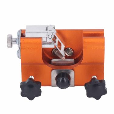 Imagem de WALFRONT Gabarito de Apontador de Motosserra Com Manivela, Ferramenta de Afiador de Motosserra Universal Portátil para Motosserras a Gás ou Elétricas de 6 a 20 Polegadas, Kit de Afiação de Aço