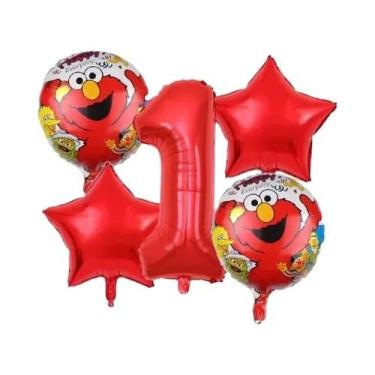 Imagem de Decorações De Festa De Aniversário Infantil Do Sesame Street, Utensíli