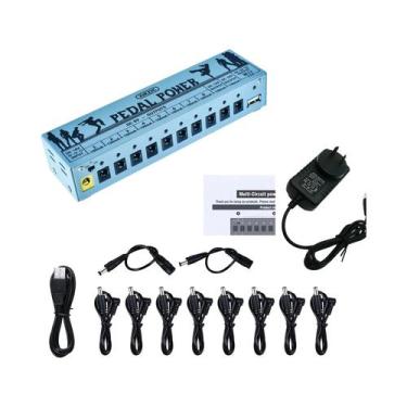 Imagem de Fonte De Alimentação Para Pedal De Guitarra Com 10 Saídas ZIKZIC Isola