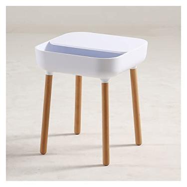 Imagem de UWEREBFM Mesa lateral sofá mesas laterais simples combinação mesa de centro quadrada pequeno apartamento nórdico casa sala de estar mesa de centro mesas de centro