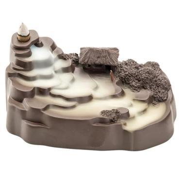 Imagem de Incenso decorativo criativo roxo fluxo reverso incenso decoração incenso suporte para escritório yoga apanhador de cinzas