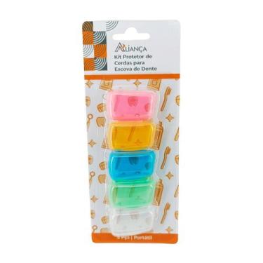 Imagem de Kit 5 Protetores de Cerda Para Escova de Dente - Aliança