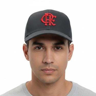 Imagem de Boné Flamengo Adidas Snapback CRF Preto-Unissex