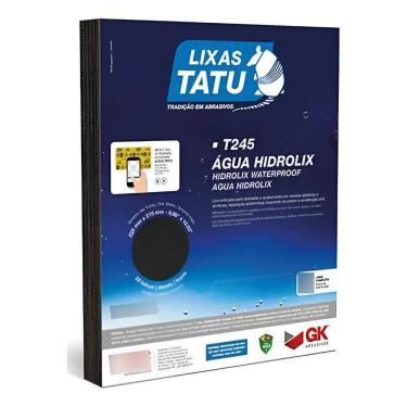 Imagem de Lixa D`Água 50 Folhas: Acabamento Perfeito E Desbaste - 320