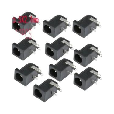 Imagem de Conectores Adaptadores De Tomada De Energia DC Macho E Fêmea Para Mont