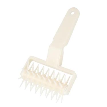 Imagem de AYNEFY Rolo Docker de Massa de Pizza, Fabricante de Buraco de Massa de Plástico Durável Com Agulha, Perfeito para Entusiastas de Pizza Caseira e Pastelaria