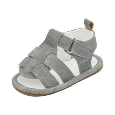 Imagem de Sandálias Para Bebês Meninos Com Solado De Borracha Antiderrapante, Ca