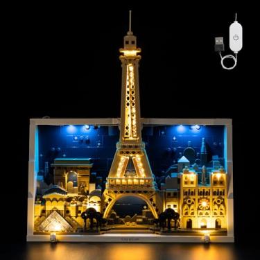 Imagem de Nitemode Lighting Compatible with Lego Architecture Paris – City of Love 21064 Building Set, Upgraded Brightness Adjustable Lighting Accessories(JUST Lights)