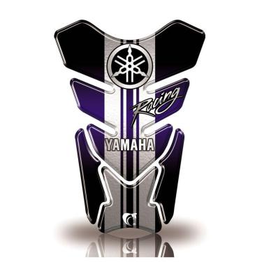 Imagem de Protetor De Tanque Adesivo Moto Yamaha Diapasão Racing Azul