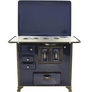 Imagem de Fogão A Lenha Venâncio Barroco Azul Gabinete Nº03 Lado Direito Com Tampa Fl3gbrcx