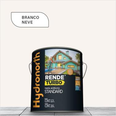 Imagem de Tinta Acrílica Standart Rende Turbo 3,6 Litros Cores Hydronorth Cor:Br