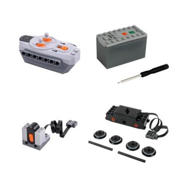 Imagem de Lego MOC Power Functions: Trilho De Trem, Caixa De Bateria, Controle R