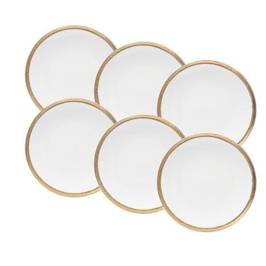 Imagem de Conjunto 6 Pratos Rasos de Porcelana Paddy 28cm - Wolff