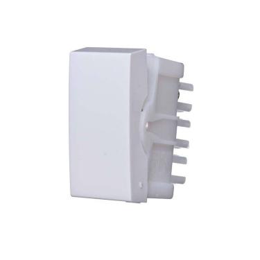 Imagem de Módulo Interruptor Branco Siena Fácil Alumbra