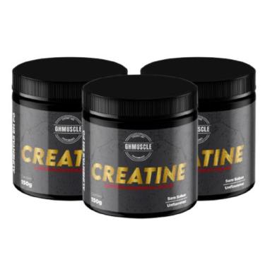 Imagem de 3 potes Creatina Ghmuscle 150gr