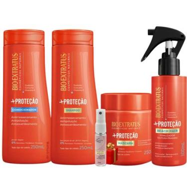 Imagem de Kit Mais Proteção Shampoo + Condicionador + Máscara 250mL + Finalizado
