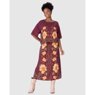 Imagem de Blusa Feminina Manga Curta Estampada Em Viscose-Feminino