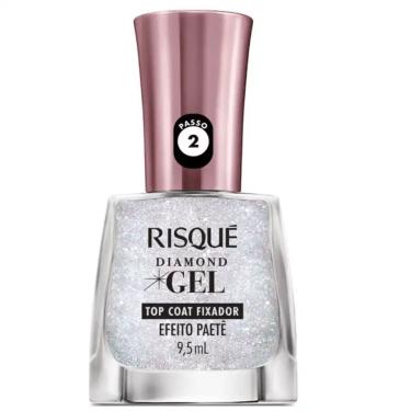Imagem de Esmalte Risqué Diamond Gel Top Coat Fixador 9,5ml