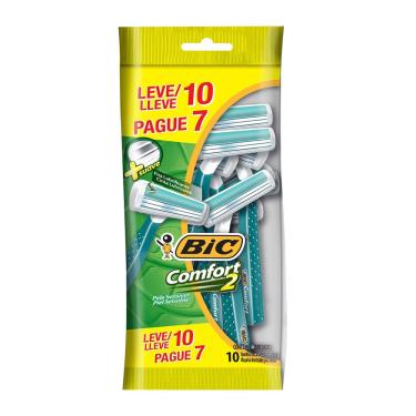 Imagem de Aparelho de barbear bic comfort 2 - leve 10 pague 7