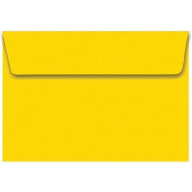 Imagem de Envelope para Convite 162x229mm Amarelo 80g 100un - FORONI