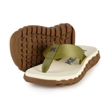 Imagem de Sandalia/chinelo kenner original mega bege, Marrom, 37