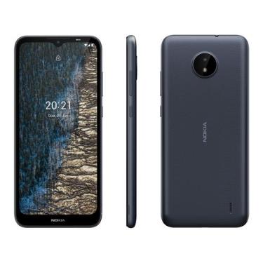 Imagem de Smartphone Nokia C20 32GB Azul 4G Octa-Core 2GB RAM Tela 6,5 Câm. 5MP 