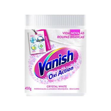 Imagem de Alvejante Tira Manchas VANISH Crystal White Oxi Action em Pó 450g, 1, 