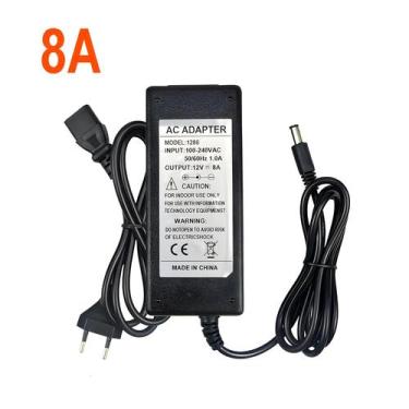 Imagem de Fonte De Alimentação LED 12V Transformador Carregador Conversor Plugue