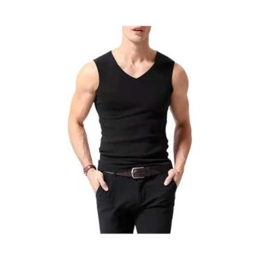 Imagem de Colete Térmico Masculino De Inverno Sem Costura Em Veludo 37 graus Cam