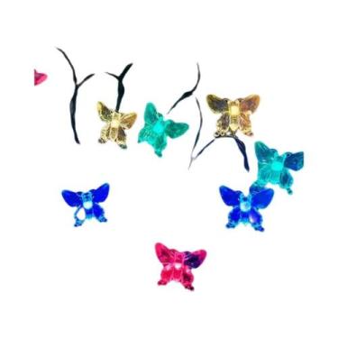 Imagem de Luzes De Cordão Em Forma De Borboleta À Prova d'Água Com Energia Solar