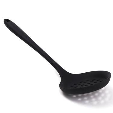 Imagem de Escumadeira Kazzavip de Silicone Bueno para Cozinha em Silicone Que Não Risca Panelas P...