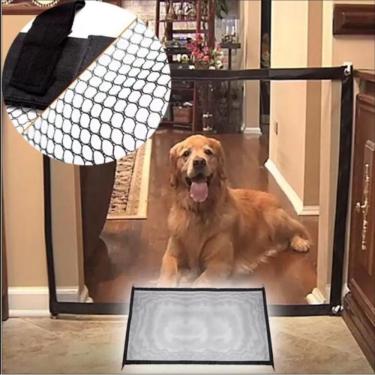 Imagem de Tela de Proteção para Porta OEM Tela Portão Grade Cachorros Pet Gate Cães Bebês 180cm p...