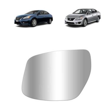 Imagem de Refil lente espelho retrovisor nissan sentra 2013 a 2017 lado esquerdo
