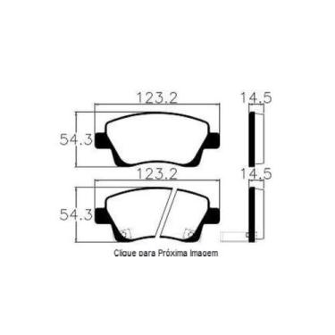 Imagem de Pastilha freio convencional dianteira sistema akebono - SYL