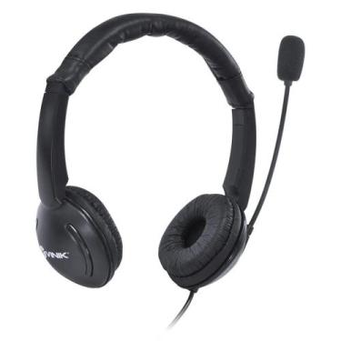 Imagem de Fone Ouvido Headset Corp Usb Microfone Preto VK390 - VINIK