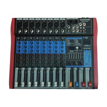 Imagem de Mesa de Som 8 Canais MS802 EUX - SOUNDVOICE