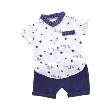 Imagem de Conjunto Casual De Verão Para Bebê Menino 2024 Moda 2 Peças Camiseta E