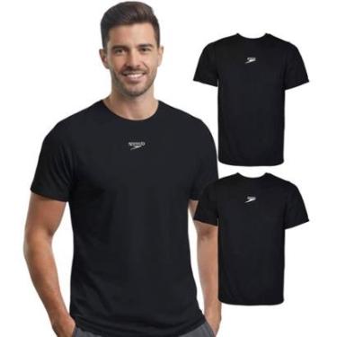 Imagem de Kit 2 Camisetas Masculina Speedo Academia Treino-Masculino
