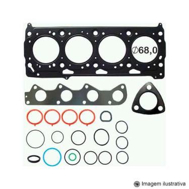 Imagem de Junta Motor Superior Cabeçote Aço Inox VW Gol Power Trend Fox Mtr Vht 