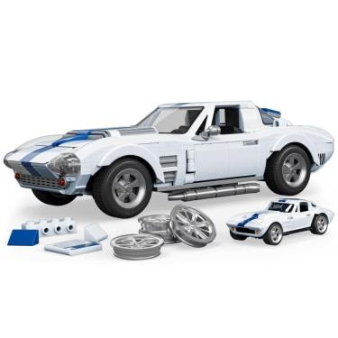 Imagem de Blocos De Montar - Corvette Grand Sport - 918 Peças - Hot Wheels - 1:16 - Mattel