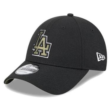Imagem de Boné New Era 940snap Los Angeles Dodgers Masculino Preto-Masculino
