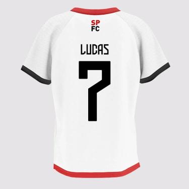 Imagem de Camisa São Paulo Lucas 7 Radix Infantil Branca-Unissex