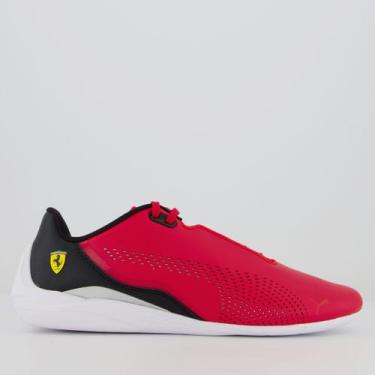 Imagem de Tênis Puma Scuderia Ferrari Drift Cat Decima Vermelho e Branco, 41
