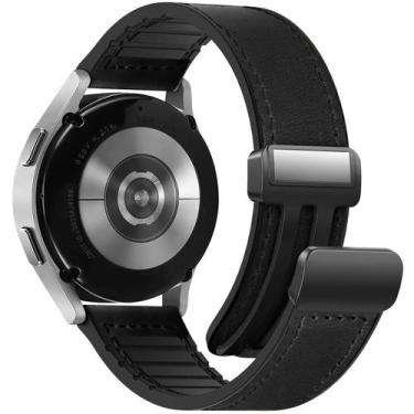Imagem de Pulseira Magnética de Couro WestEagle para Relógios Samsung de 40mm e 